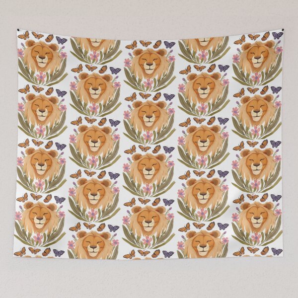 Item preview, PEACEFUL LION | SMILE designed and sold by MUDUGAMU.
