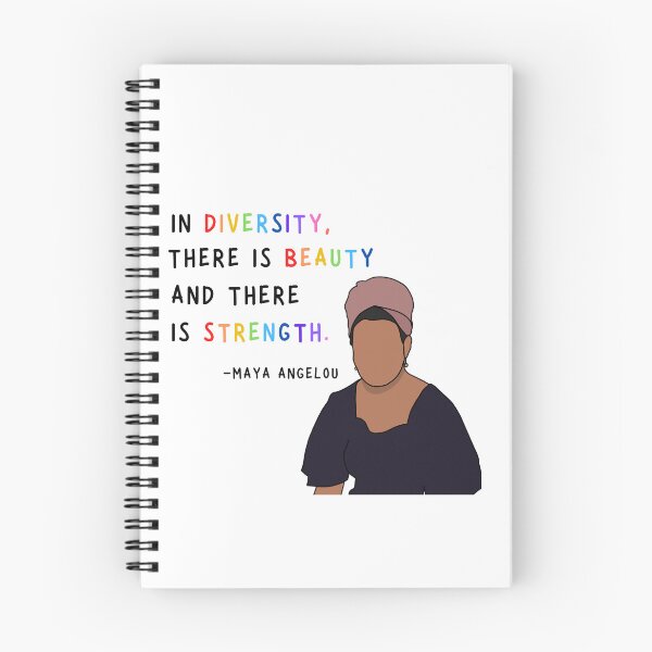 Item preview, maya angelou inspirational quote on diversity designed and sold by simpleactivist.