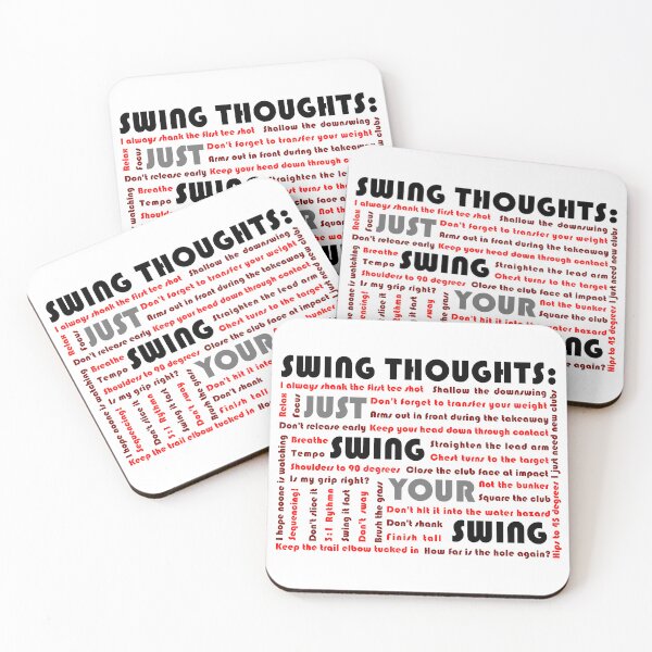 Item preview, Golf Swing Thoughts: Just Swing Your Swing - Red designed and sold by EaglePutt.