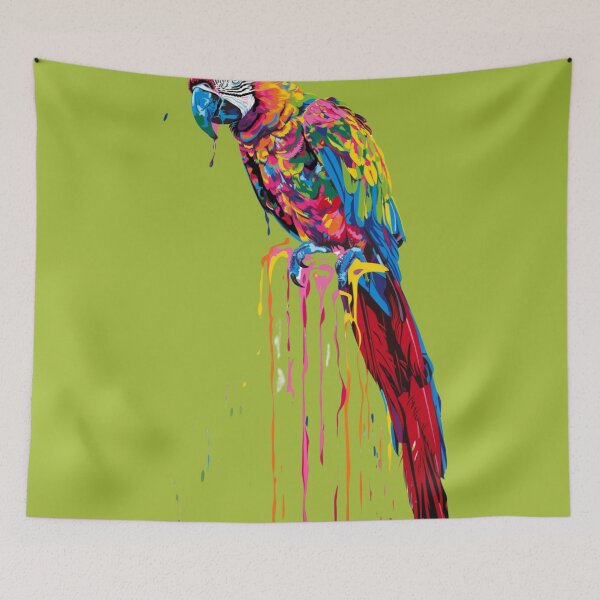 Item preview, Psychedelic Parrot designed and sold by SmallOwlDesign.