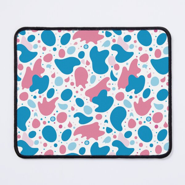 Item preview, Pink and Blue Bubblegum Abstract Minimal Shapes designed and sold by patternsoup.