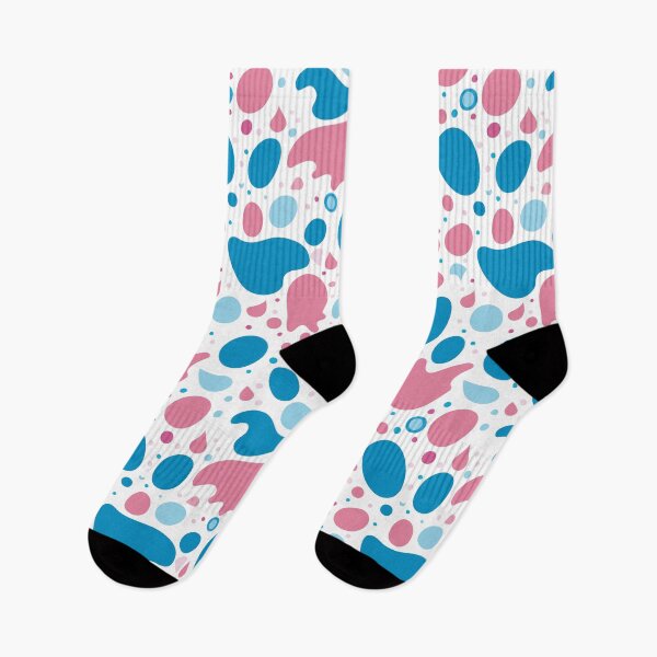 Item preview, Pink and Blue Bubblegum Abstract Minimal Shapes designed and sold by patternsoup.
