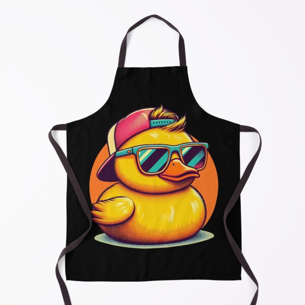 Item preview, Cool Retro Yellow Duck in Sunglasses 70s 80s 90s Funny Duck Meme designed and sold by haitrieuic96.