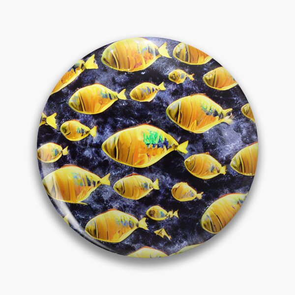 Item preview, Fish! Yellow and Round - Seamless Pattern designed and sold by Chubuter.