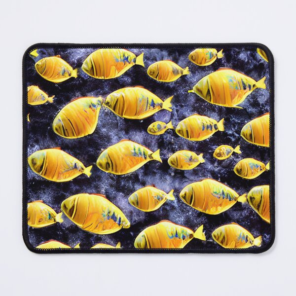 Item preview, Fish! Yellow and Round - Seamless Pattern designed and sold by Chubuter.