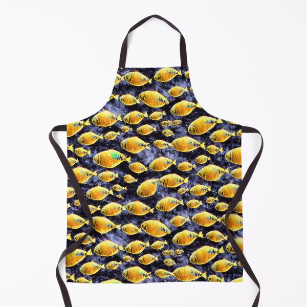 Item preview, Fish! Yellow and Round - Seamless Pattern designed and sold by Chubuter.