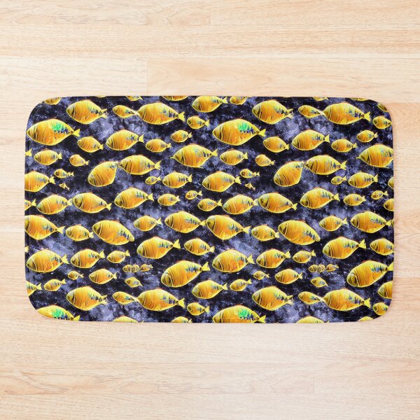Item preview, Fish! Yellow and Round - Seamless Pattern designed and sold by Chubuter.