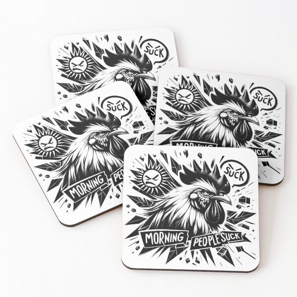 Item preview, Morning People Suck designed and sold by Monochromaniaus.