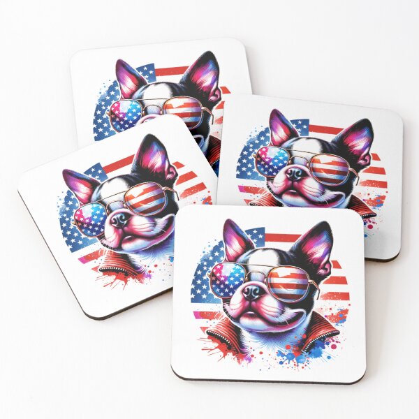 Item preview, Boston Terrier American Flag designed and sold by TheAnimalZ00.