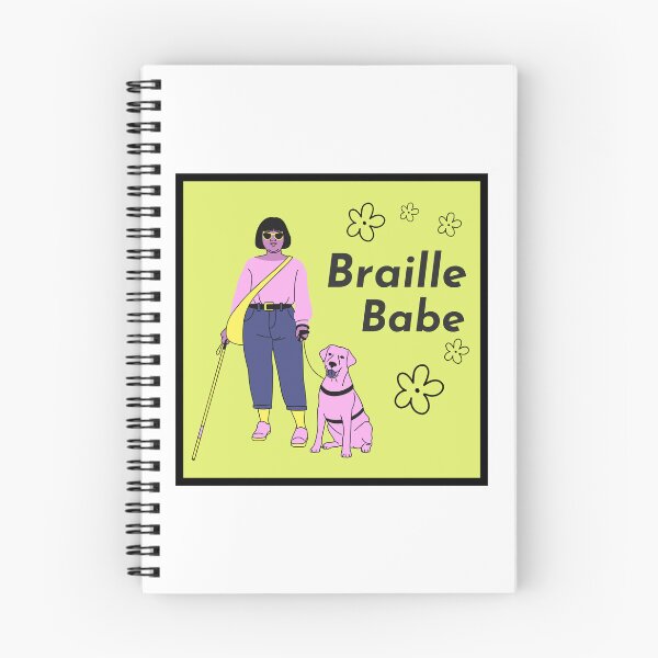 Item preview, Braille Babe with a Long White Cane designed and sold by IndeOandM.