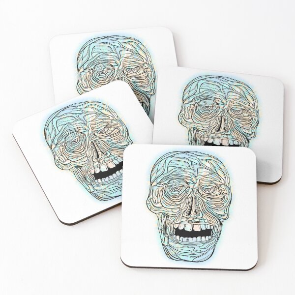 Item preview, Skull drawing with faded background designed and sold by DaveDanchuk.