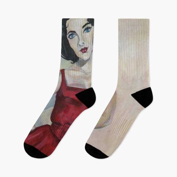 Item preview, Elisabeth Taylor acrílico sobre lienzo designed and sold by BlossomArtPhoto.