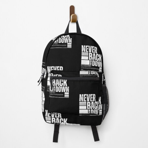 Item preview, Never Back Down designed and sold by MarquezShopy.