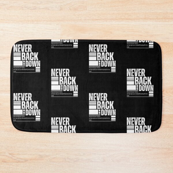 Item preview, Never Back Down designed and sold by MarquezShopy.