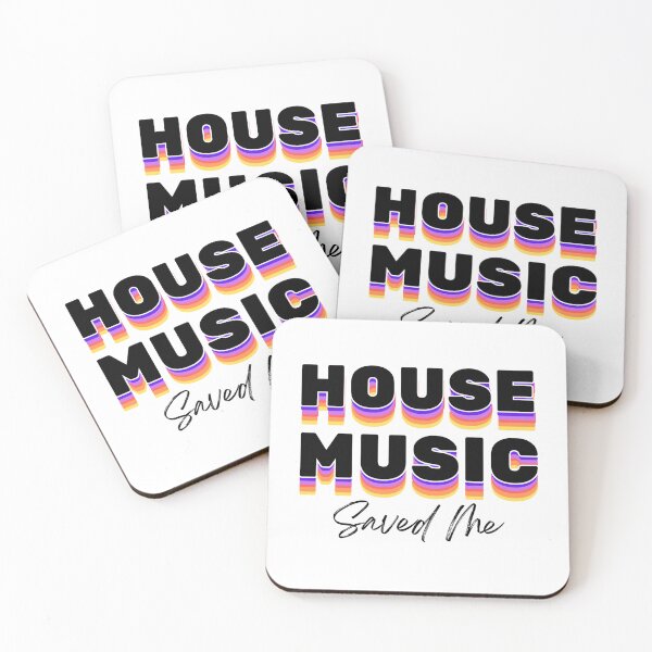 Item preview, HOUSE MUSIC  - Saved Me Dropshadow (black)  designed and sold by Discothreadz.