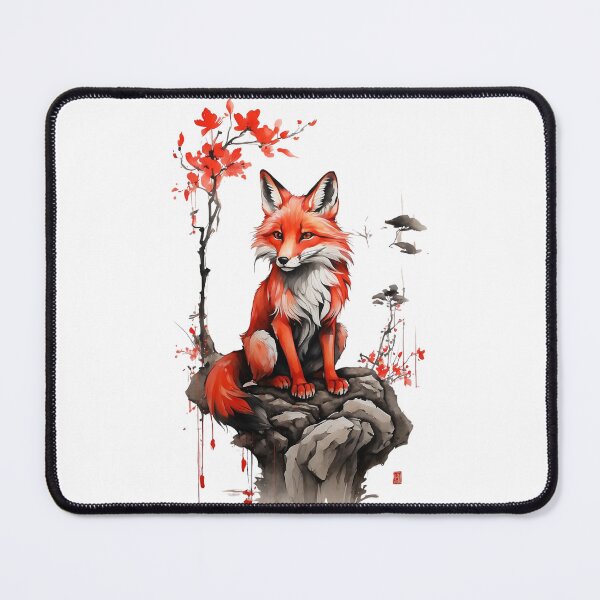 Item preview, Watercolour Fox Illustraion designed and sold by PrintMystique.