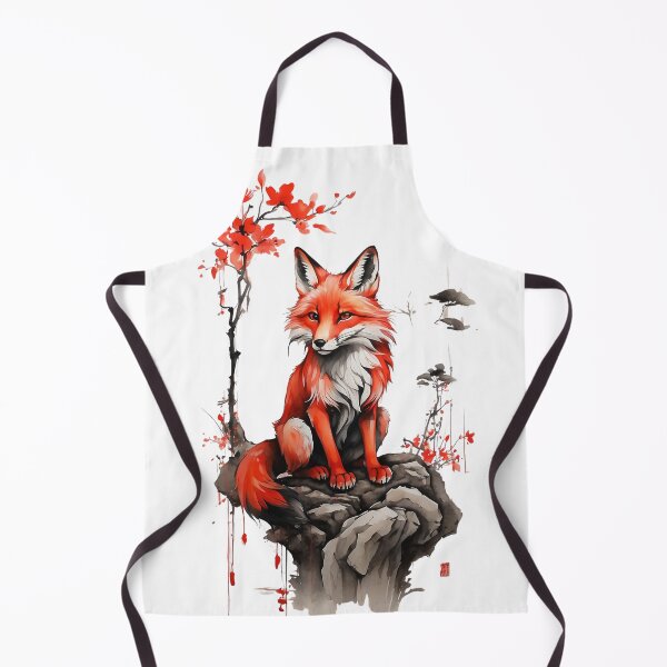 Item preview, Watercolour Fox Illustraion designed and sold by PrintMystique.