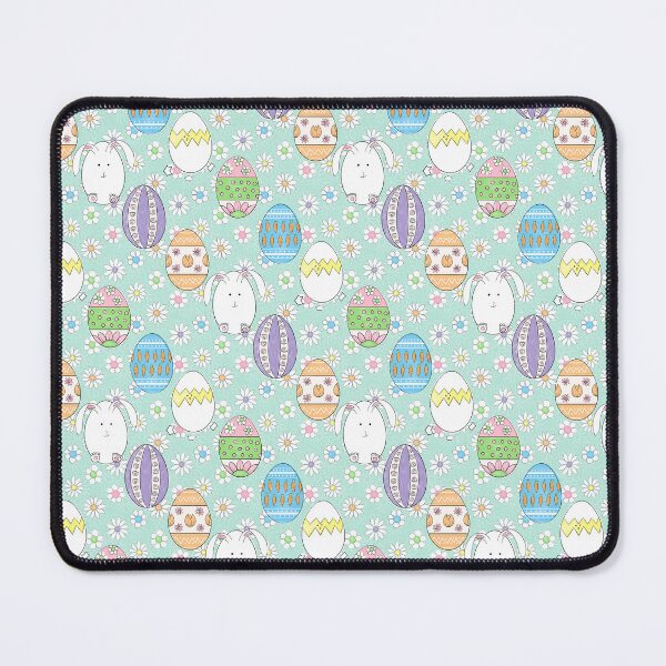 Item preview, Easter Bunny Easter Eggs Blue designed and sold by WickedRefined - Nicole Demereckis.