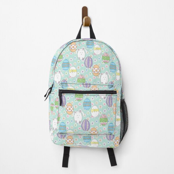 Item preview, Easter Bunny Easter Eggs Blue designed and sold by WickedRefined - Nicole Demereckis.