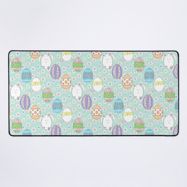 Item preview, Easter Bunny Easter Eggs Blue designed and sold by WickedRefined - Nicole Demereckis.