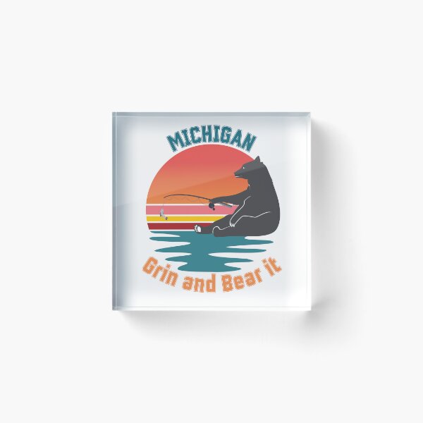 Item preview, Michigan Grin and Bear it designed and sold by im-a-librarian.