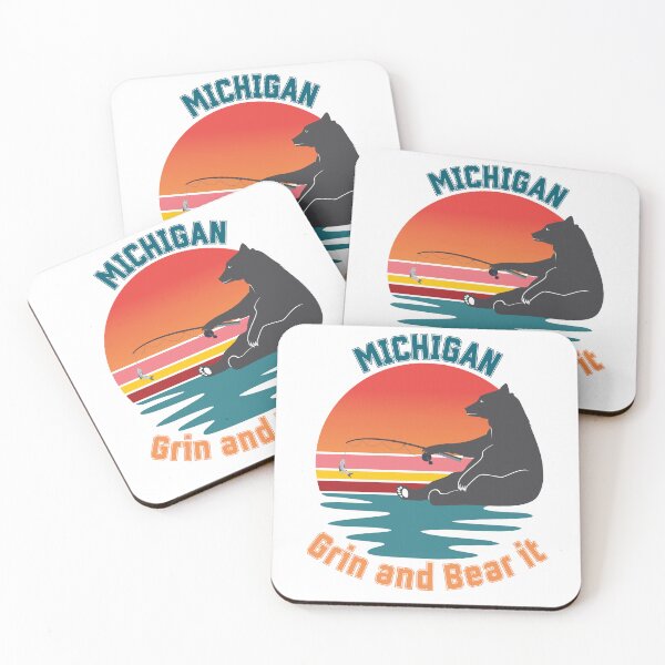 Item preview, Michigan Grin and Bear it designed and sold by im-a-librarian.