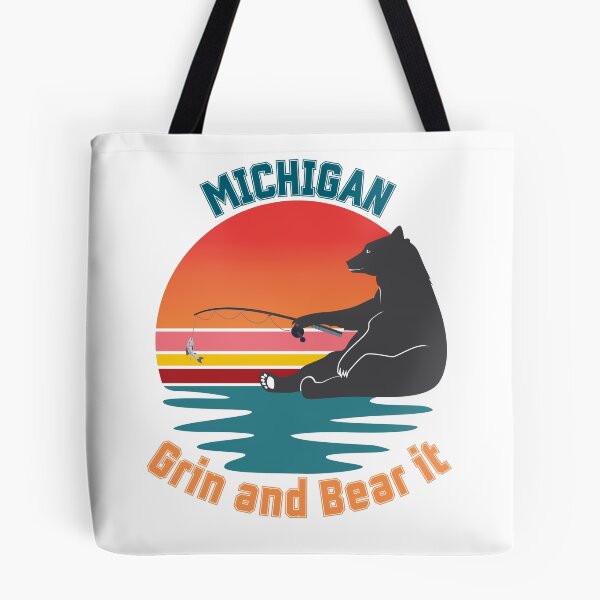 Item preview, Michigan Grin and Bear it designed and sold by im-a-librarian.