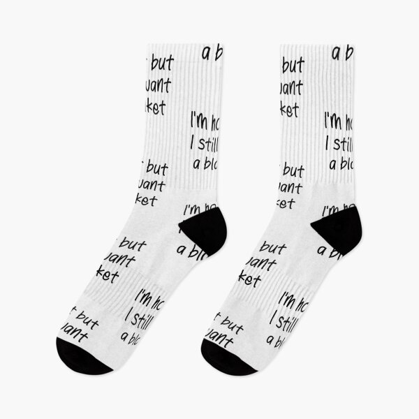 Item preview, I’m Hot But I Still Want A Blanket — in Black | Summer Blanket Lover designed and sold by TeaLimeTwo.