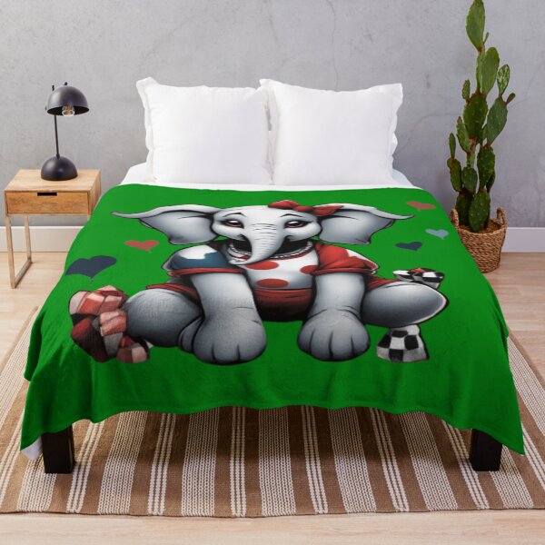 Item preview, Harley The Elephant , Product Colour: Emerald Green designed and sold by Midnight Veil Designs.