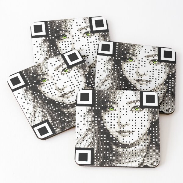 Aperçu de l'œuvre Le code QR dit que vous êtes belle créée et vendue par Mohsin Alnoor.