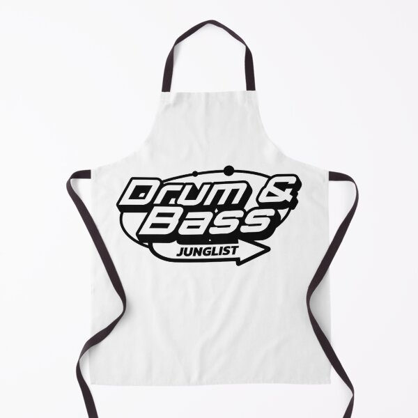 Item preview, DRUM AND BASS - Y2K Vibey Logo (black) designed and sold by Discothreadz.