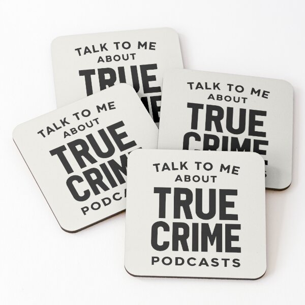 Item preview, Talk to me About: True Crime Podcasts designed and sold by Shrouded Unraveled.