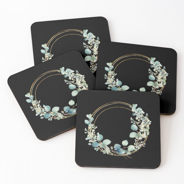 Item preview, Watercolor Leaf Circle Design designed and sold by IvyIsle.