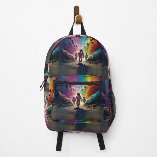 Item preview, Surreal Rainbow-Coloured Landscape Art designed and sold by Obsidian Ink by Wilshire.