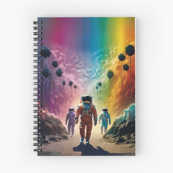 Item preview, Surreal Rainbow-Coloured Landscape Art designed and sold by Obsidian Ink by Wilshire.