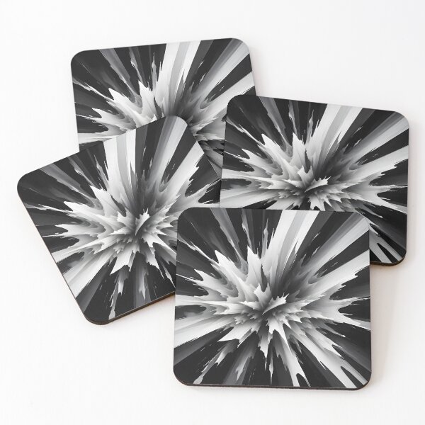 Item preview, Abstract White Spillage on Black designed and sold by papi1998.
