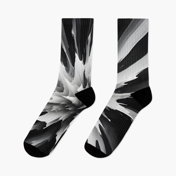 Item preview, Abstract White Spillage on Black designed and sold by papi1998.