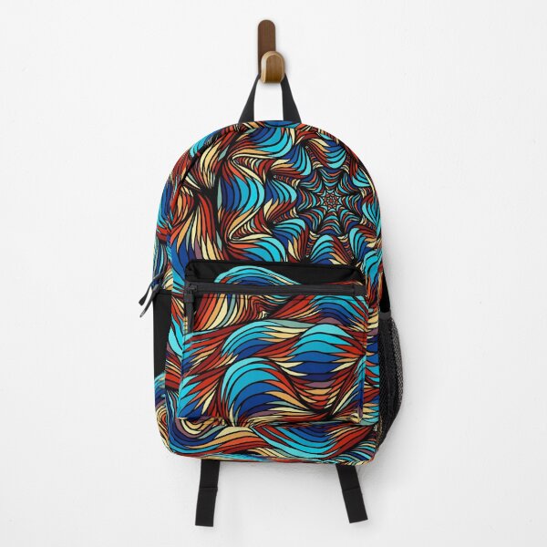 Item preview, Curvy sunset waves Mandala designed and sold by DaveDanchuk.