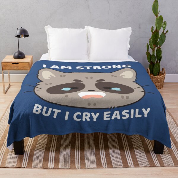 Item preview, I am strong but I cry easily  designed and sold by Kawabijutsu21.