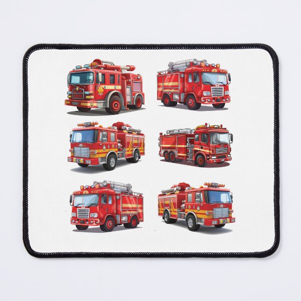 Item preview, Red Firetrucks designed and sold by BuxomBabe21.