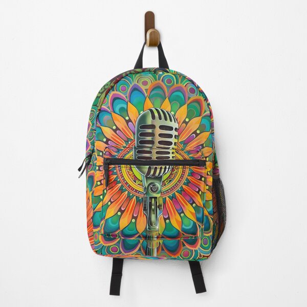 Item preview, psychedelic mandala microphone print designed and sold by dcrc.