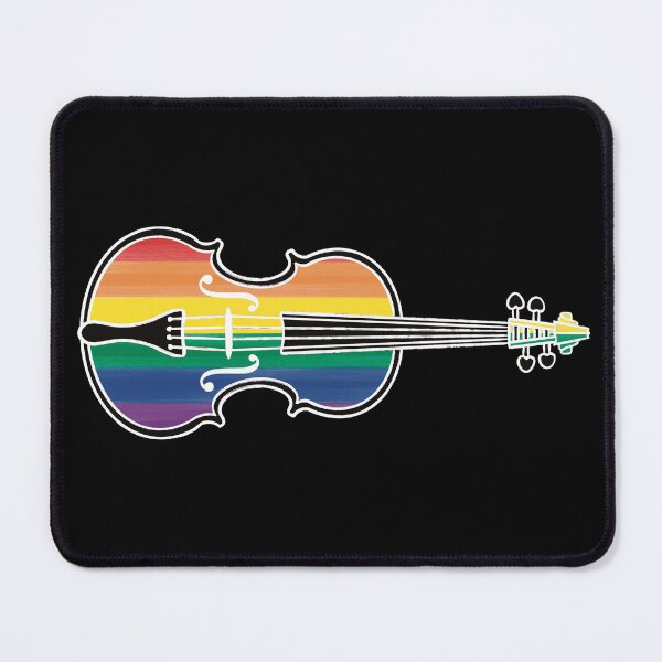 Item preview, Pride Flag Violin Design designed and sold by skye-studio.