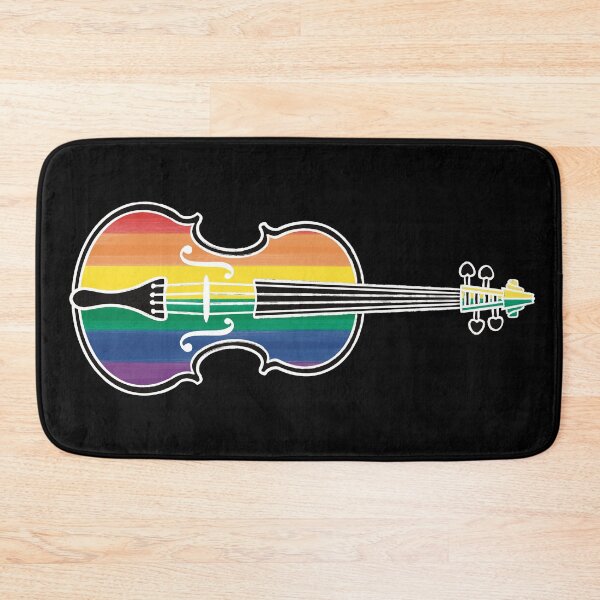 Item preview, Pride Flag Violin Design designed and sold by skye-studio.