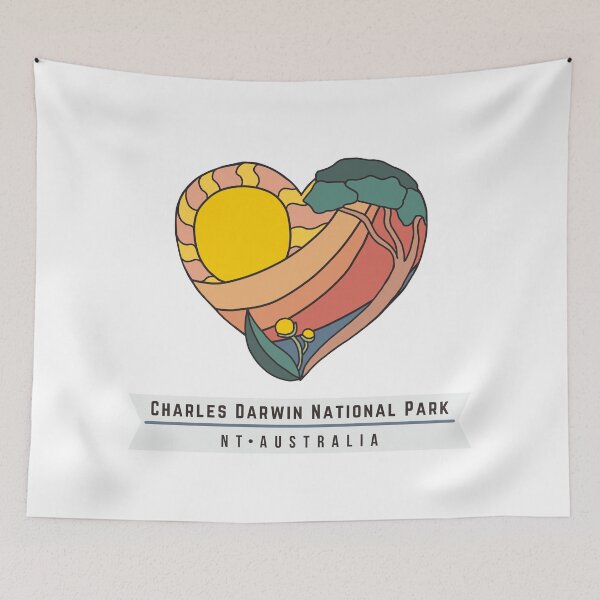 Item preview, Charles Darwin National Park Australia Souvenir Tshirt Sticker designed and sold by Zaprinda.