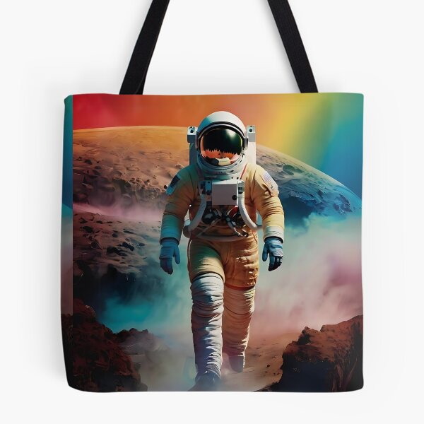 Item preview,  Atsronautar Surreal Rainbow-Coloured Landscape Art designed and sold by Obsidian Ink by Wilshire.