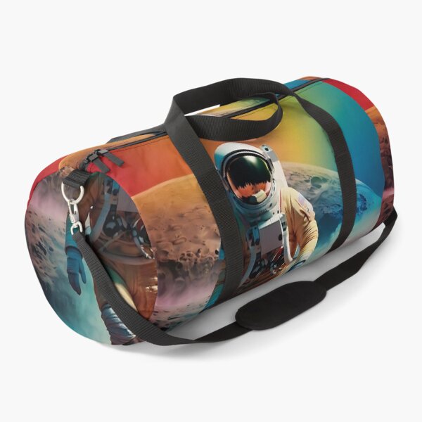 Item preview, Atsronautar Surreal Rainbow-Coloured Landscape Art designed and sold by Obsidian Ink by Wilshire.