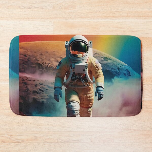 Item preview,  Atsronautar Surreal Rainbow-Coloured Landscape Art designed and sold by Obsidian Ink by Wilshire.