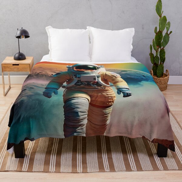 Item preview,  Atsronautar Surreal Rainbow-Coloured Landscape Art designed and sold by Obsidian Ink by Wilshire.