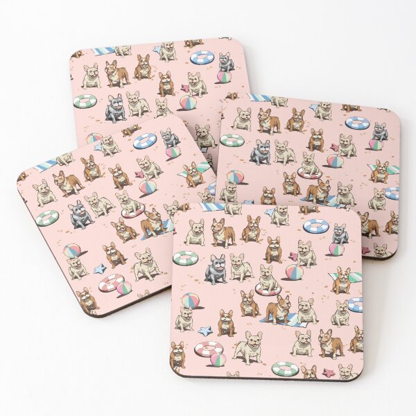 Item preview, Frenchies Fun at the Beach, Cute French Bulldog Love, Special Gifts for Fur Moms designed and sold by furrlieben.