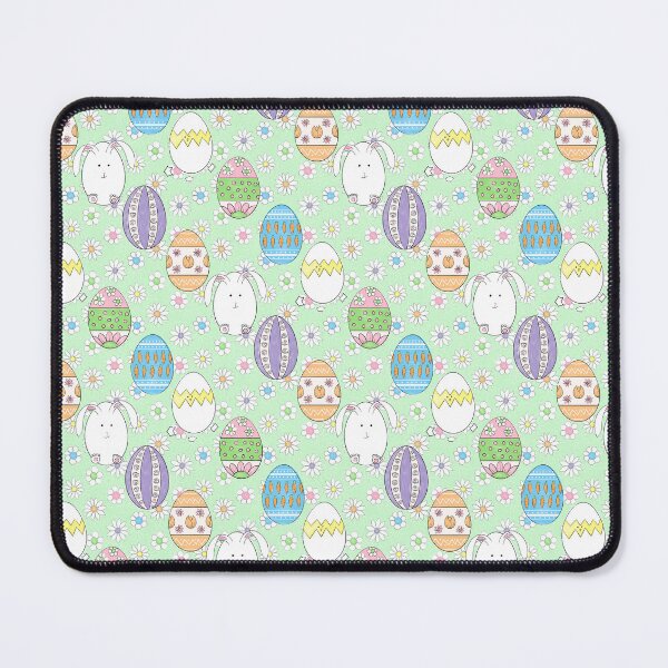 Item preview, Easter Bunny Easter Eggs Green designed and sold by WickedRefined - Nicole Demereckis.